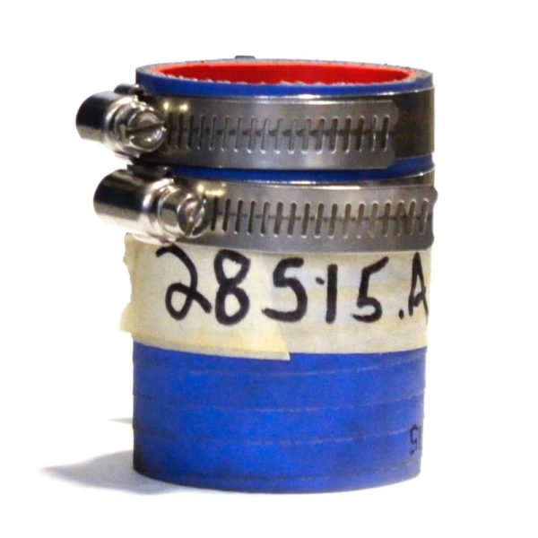 1.5" flex hose connector with clamps