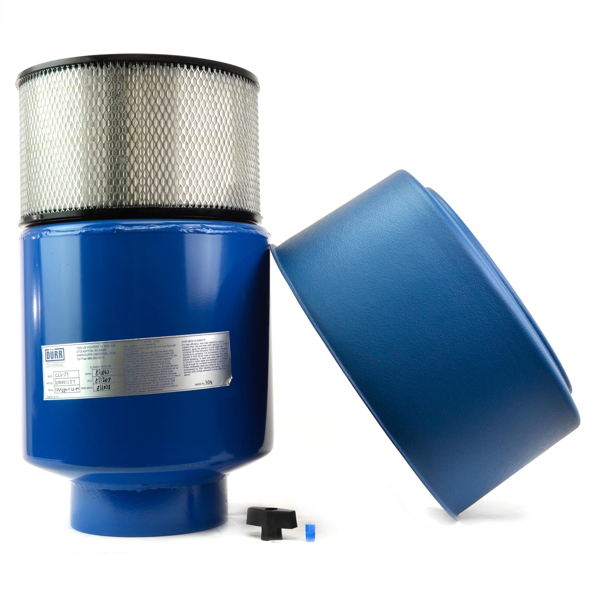 CCS-5 threaded filter (disassembled)