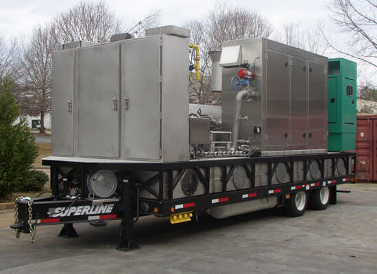 System integration trailer mounted equipment
