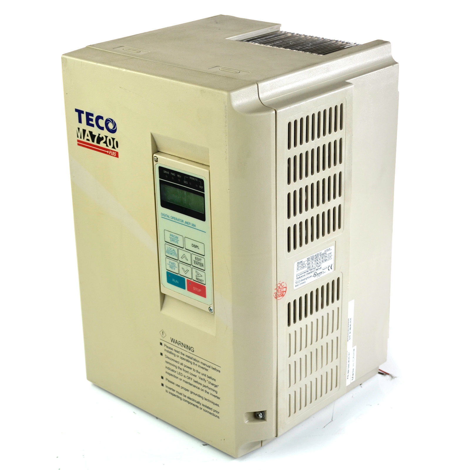 1 Teco-westinghouse Ma7200-4005-n1 Variable Frequency Drive Make OFFER for sale online 