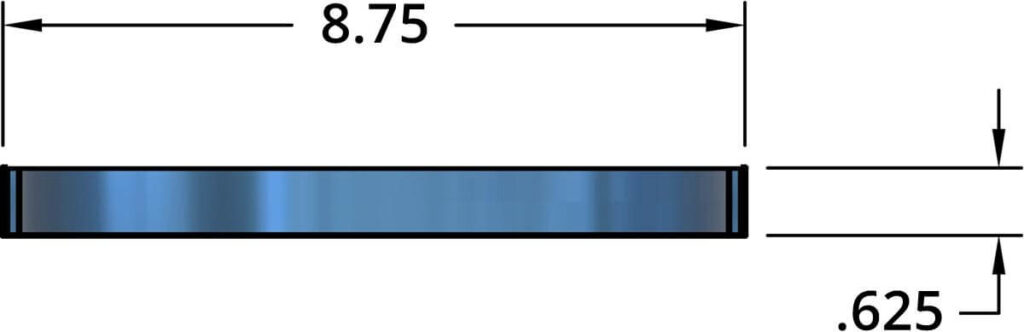 6" swing check valve dimensions