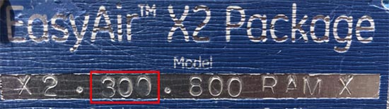 air filter for EasyAir blower package