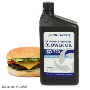 pdblowers food grade oil vg320 quart, part# 50462.FG