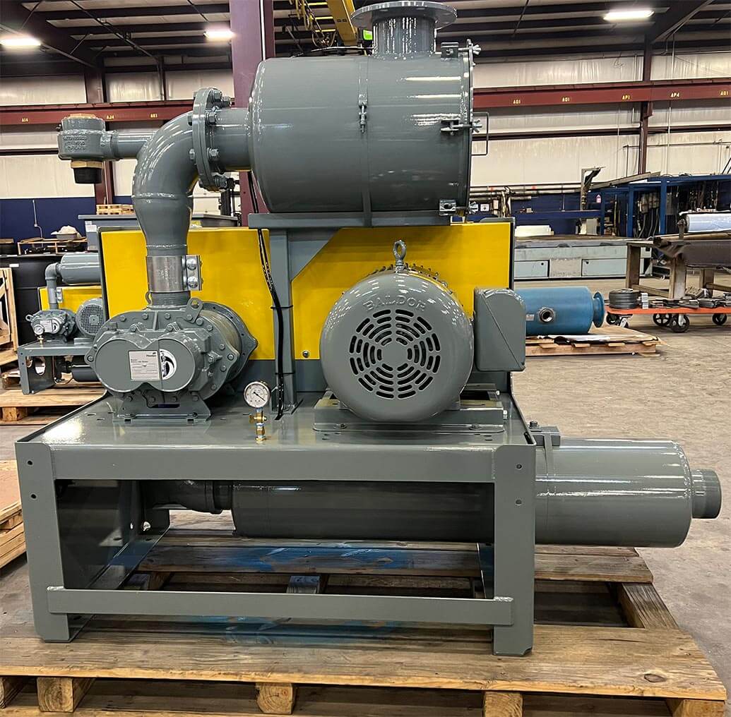 V2 hatchery vacuum system