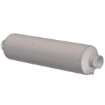 B4-SAT 4 inch threaded blower silencer
