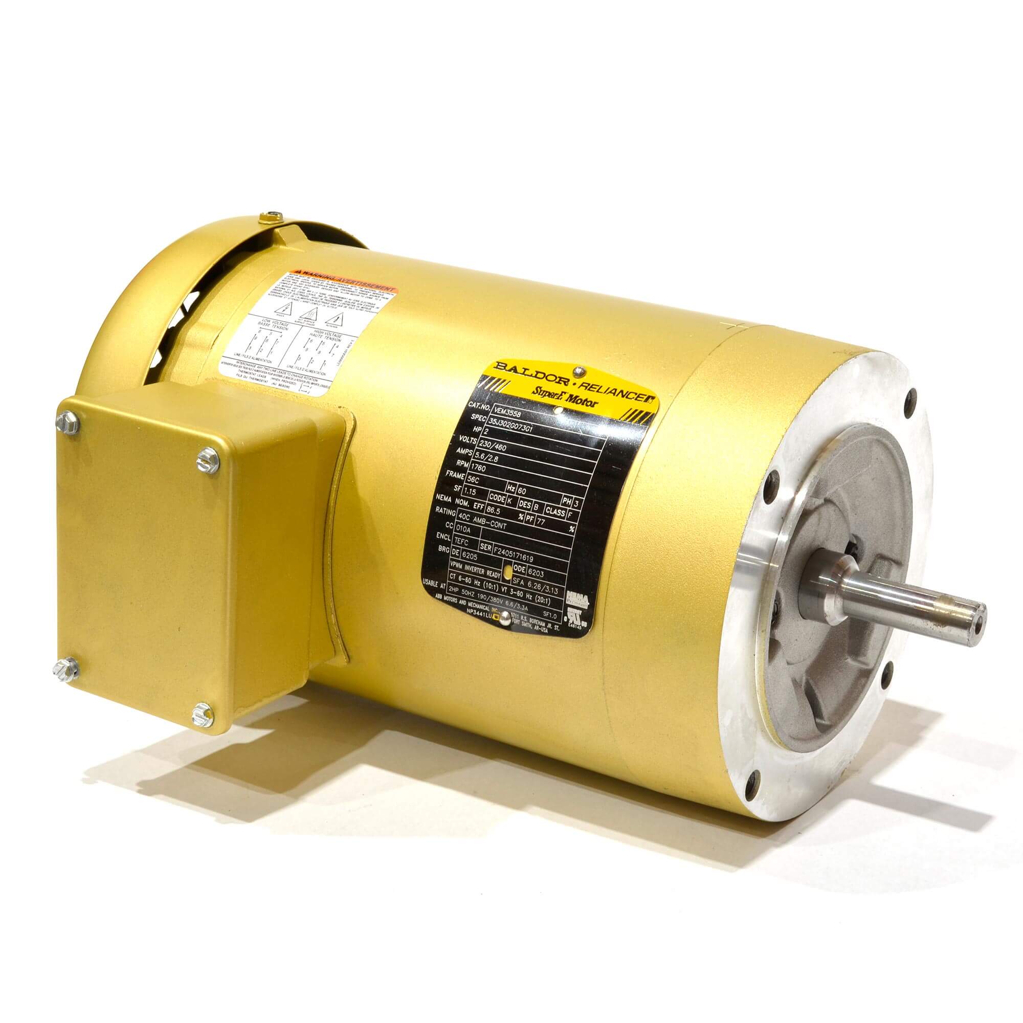 In Stock: Baldor VEM3558 2HP Motor | Inventory Surplus