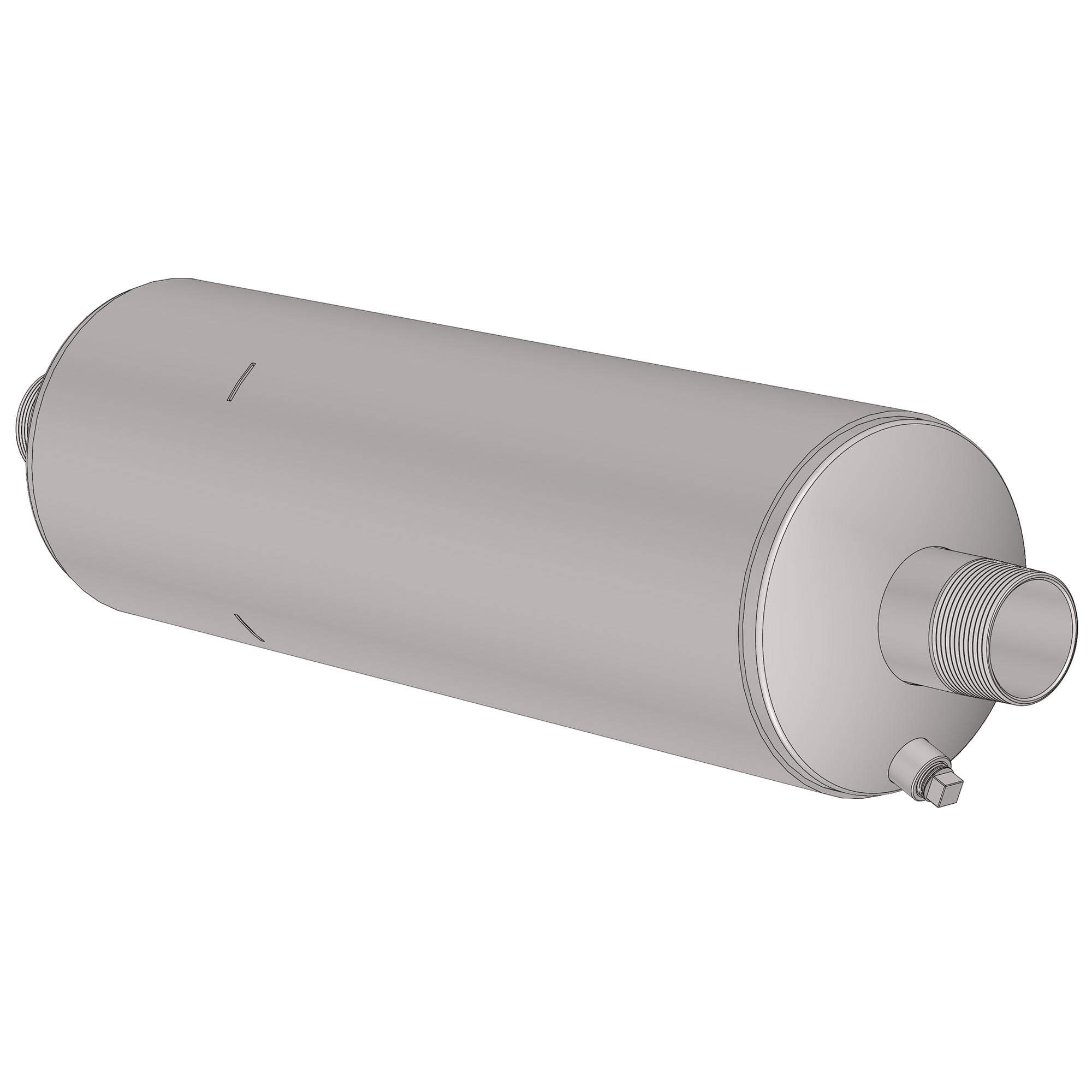 B2-5-SAT-2-5in-threaded-blower-silencer 2.5" threaded industrial blower silencer, model B2.5-SAT