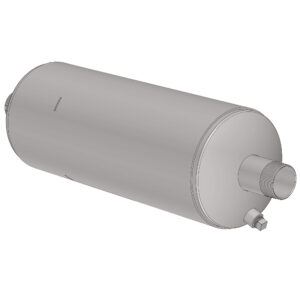 2" threaded industrial blower silencer, model B2-SAT