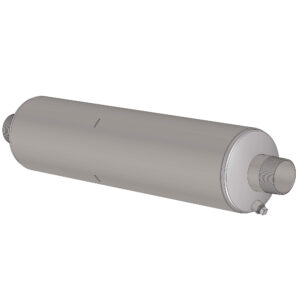 3" threaded industrial blower silencer, model B3-SAT